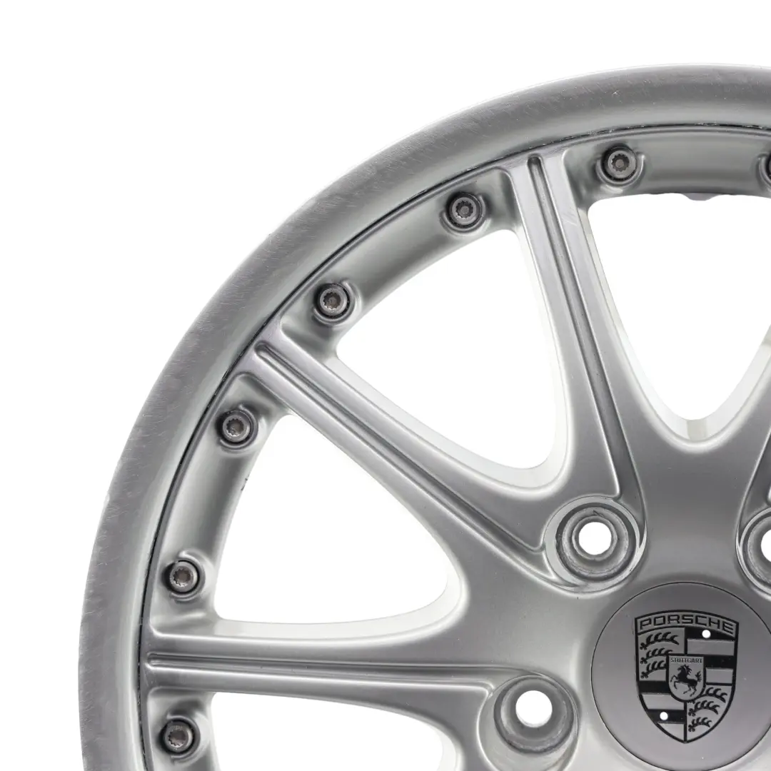 Porsche Boxster 986 Wheel Rim Alloy Silver 18" 7,5J ET:50 - SKU 99636213455-2 - Part number 99636213455