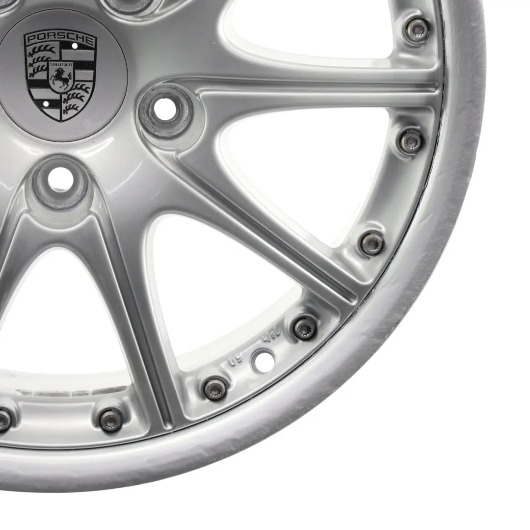 Porsche Boxster 986 Cerchi In Lega Argento 18" 7,5J ET:50 - SKU 99636213455-2 - Numero di parte 99636213455
