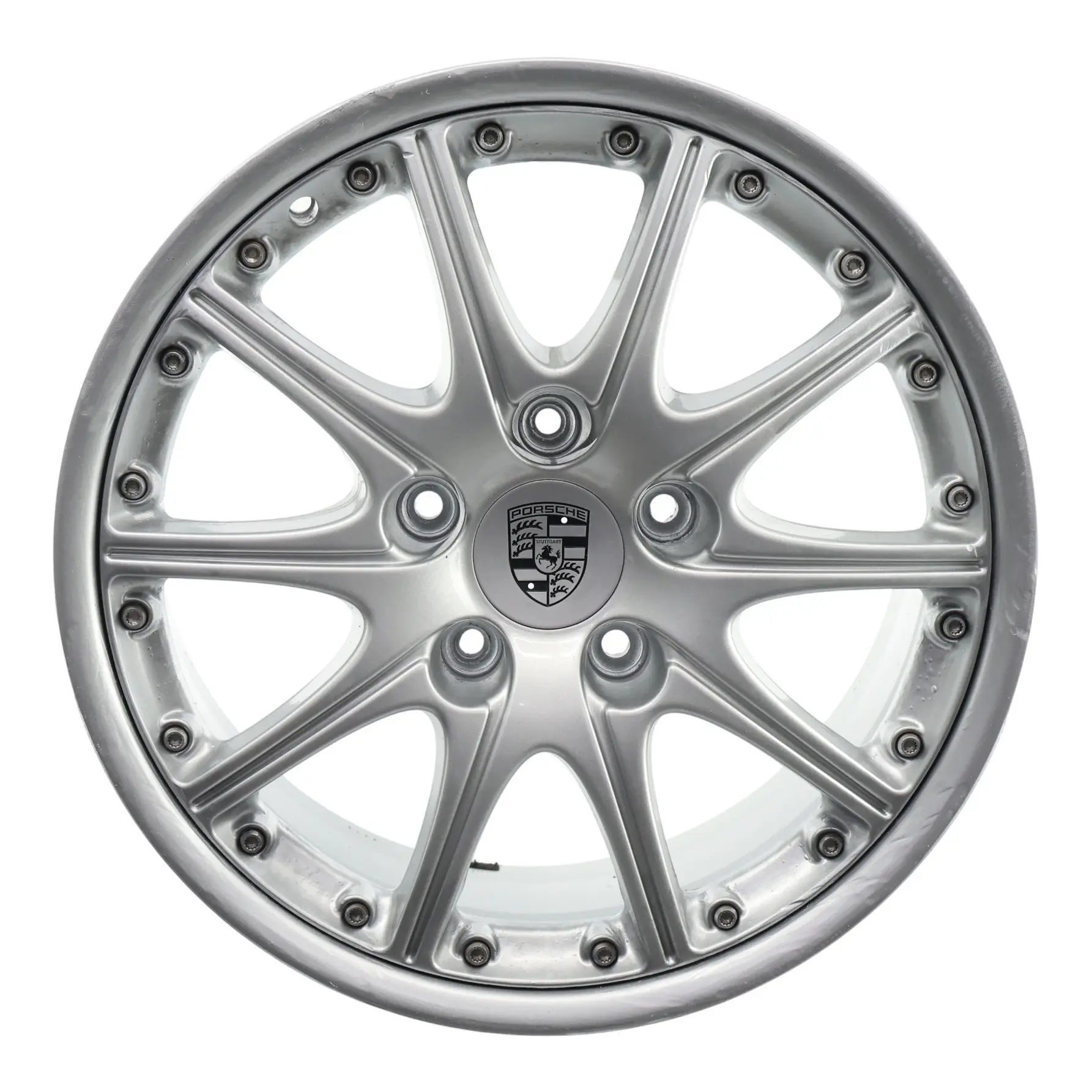 Porsche Boxster 986 Cerchi In Lega Argento 18" 9J ET:52 99636213455