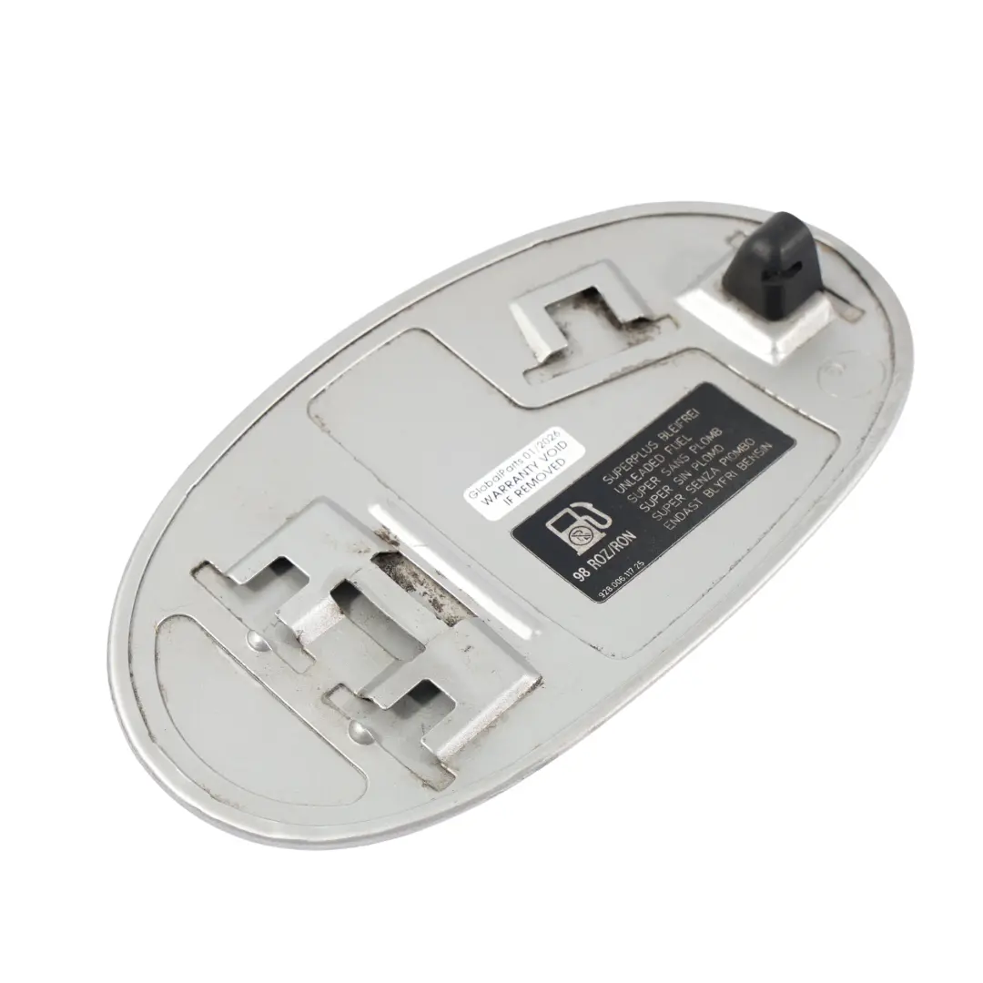 Porsche Boxster S 986 Fuel Fill In Tankklappe Abdeckung Arctic Silver 92T - SKU 99650413302-ARS - Teilenummer 99650413302