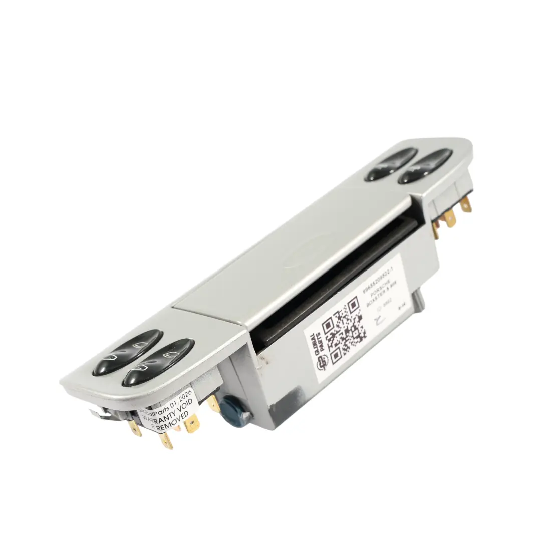 Consola Embellecedor Interruptor Ventana para Porsche Boxster 986 con número de pieza 99655209502 Porsche Boxster 986 Consola Embellecedor Interruptor Ventana - SKU 99655209502-1 - Número de pieza 99655209502