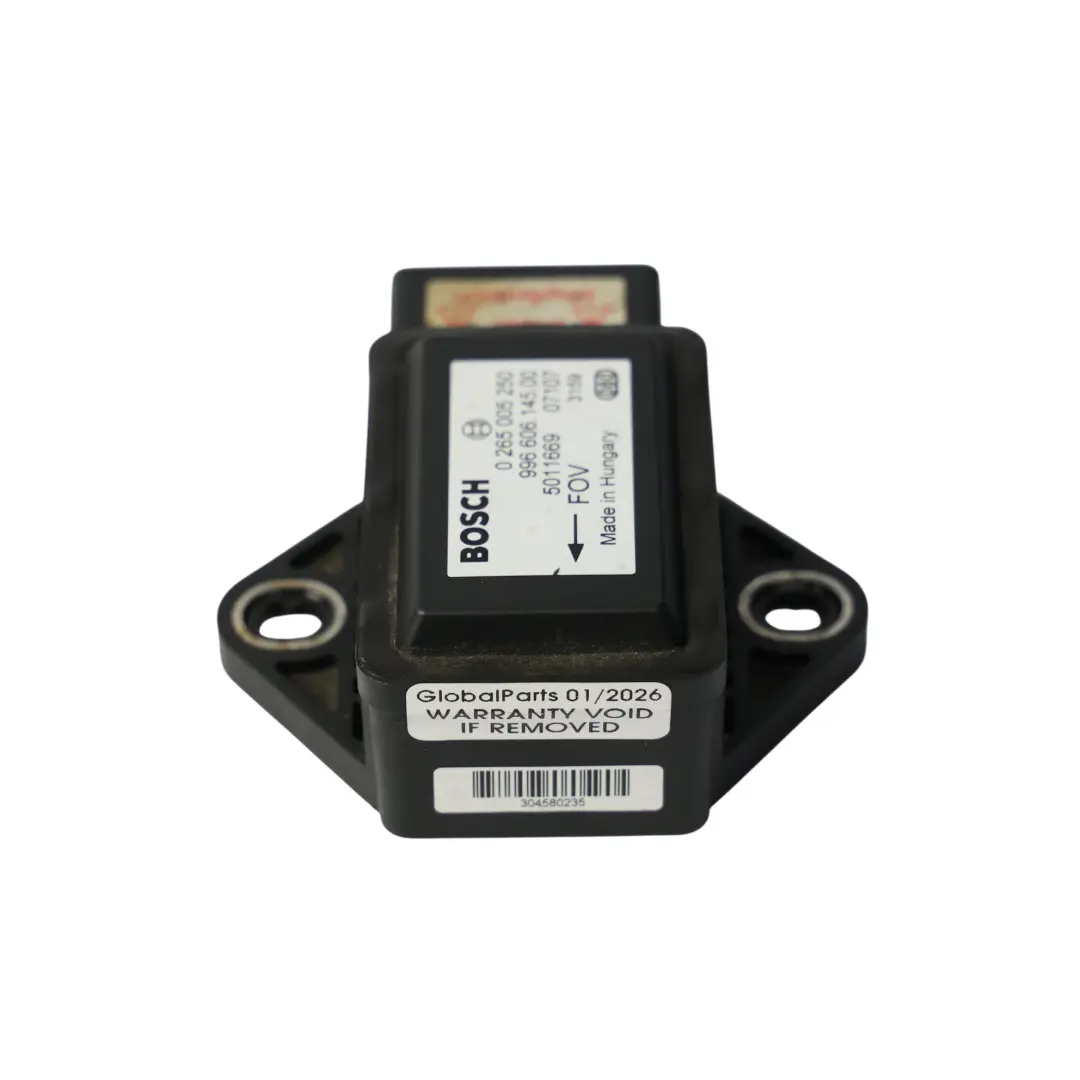 Porsche Cayman 987 ABS ESP Yaw Rate Sensor De Aceleración - SKU 99660614500 - Número de pieza 99660614500