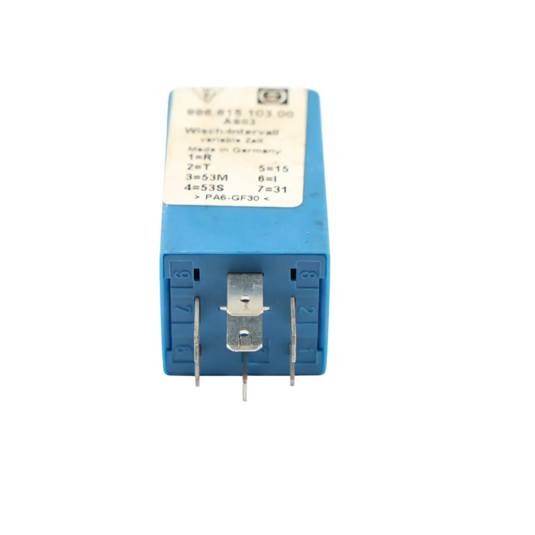 Wiper Interval Relay 7 Pins to Porsche Porsche S 986 with Part number 99661510300 Porsche Porsche S 986 Wiper Interval Relay 7 Pins - SKU 99661510300 - Part number 99661510300
