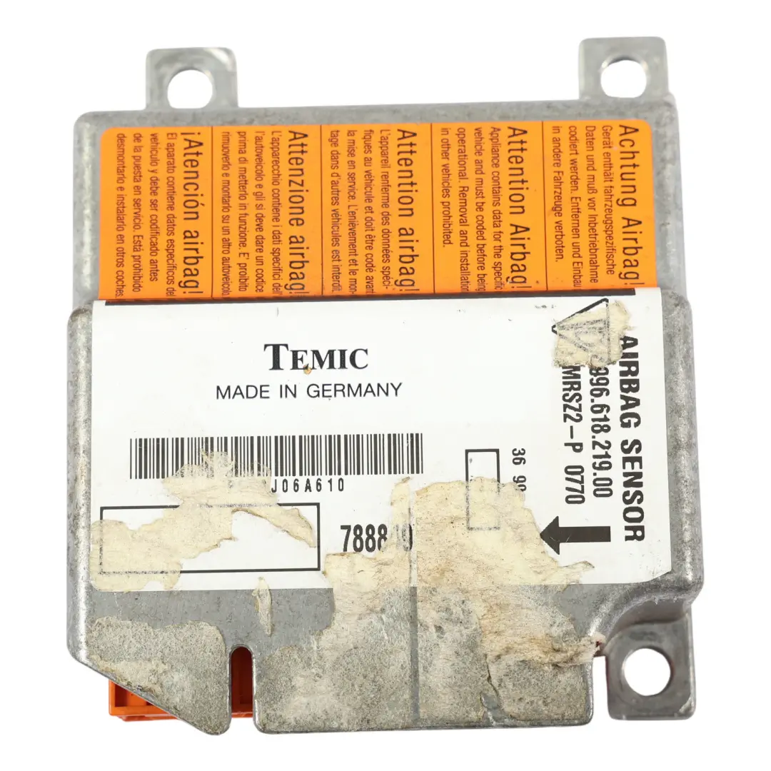 Módulo De Aire Unidad De Control Controlador ECU para Porsche Boxster 986 con número de pieza 99661821900 Porsche Boxster 986 Módulo De Aire Unidad De Control Controlador ECU - SKU 99661821900 - Número de pieza 99661821900