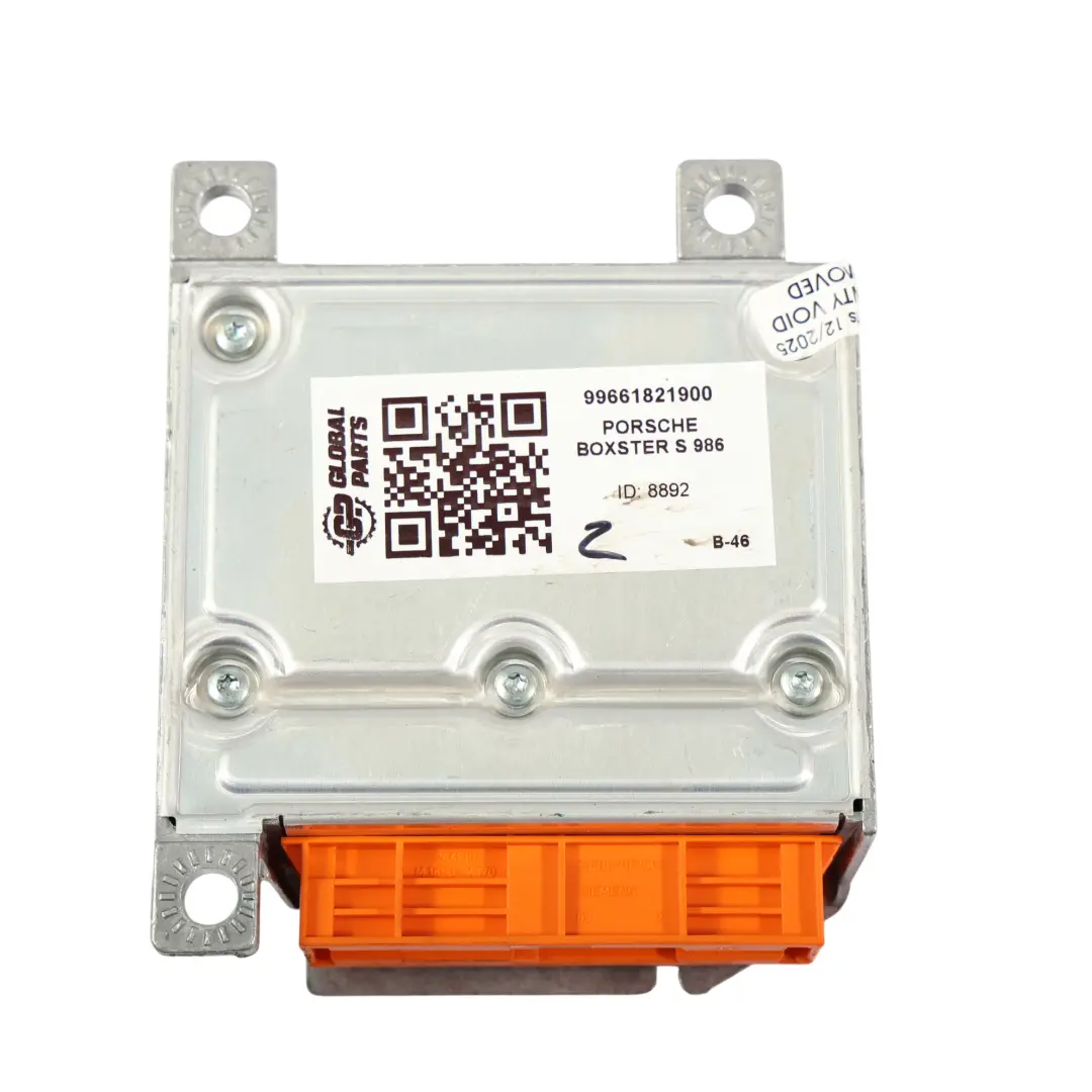 Unité De Commande Du Module D'Air ECU pour Porsche Boxster 986 à propos du numéro de pièce 99661821900 Porsche Boxster 986 Unité De Commande Du Module D'Air ECU - SKU 99661821900 - Numéro de pièce 99661821900