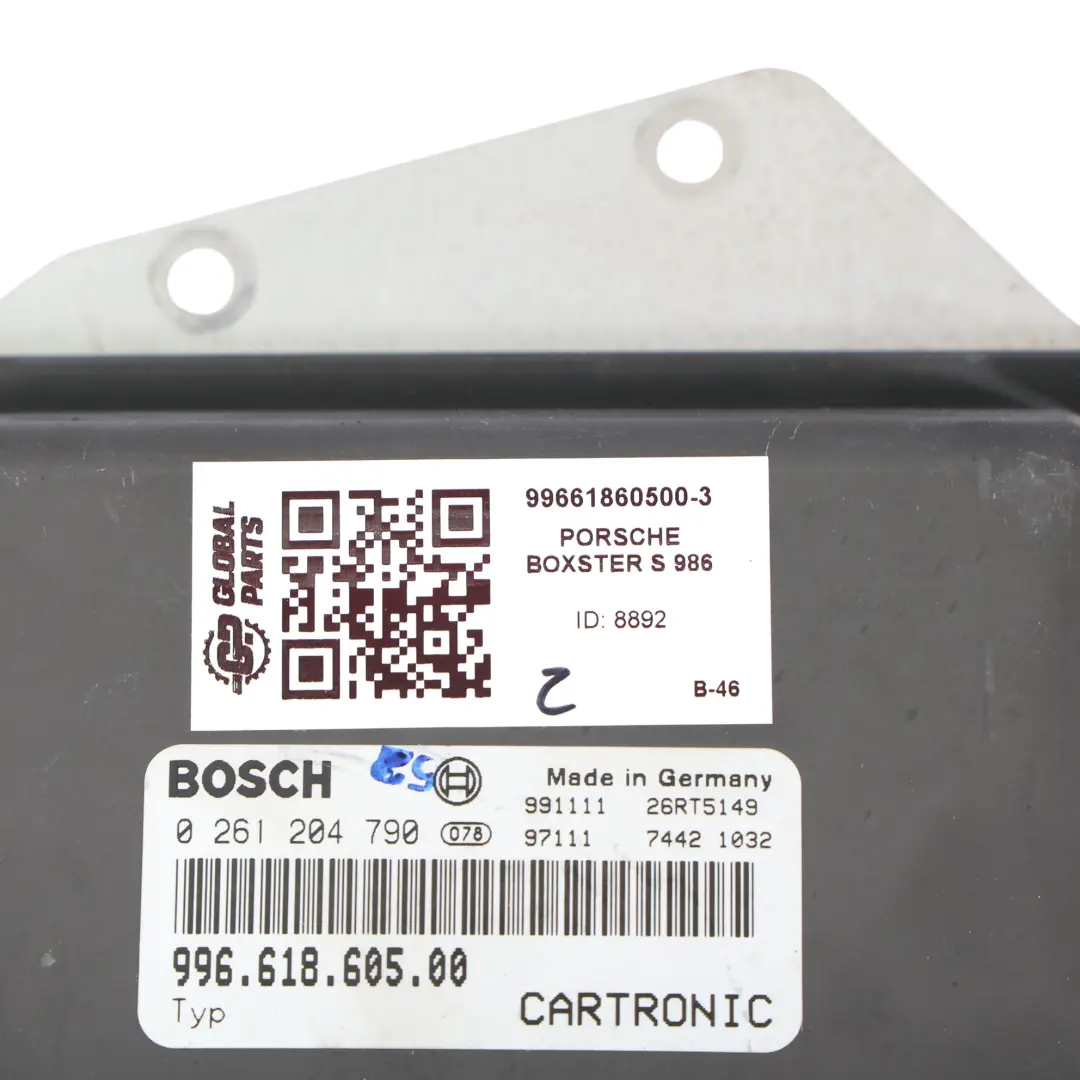9621 251PS Motorsteuerung ECU Kit Handbuch für Porsche Boxster S 986 3.2 mit Teilenummer 99661860500 Porsche Boxster S 986 3.2 9621 251PS Motorsteuerung ECU Kit Handbuch - SKU 99661860500-3 - Teilenummer 99661860500