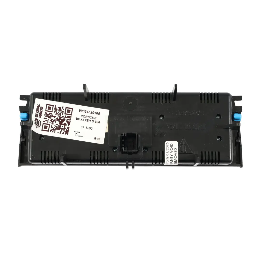 Radio MMI Amplificatore Frontalino Blocco Interruttore per Porsche Boxster S 986 con numero di parte 99664520105 Porsche Boxster S 986 Radio MMI Amplificatore Frontalino Blocco Interruttore - SKU 99664520105 - Numero di parte 99664520105