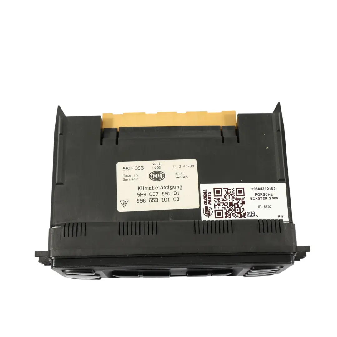 Porsche Boxster 986 Climate Control Switch Heater Control Panel Unit - SKU 99665310103 - Part number 99665310103