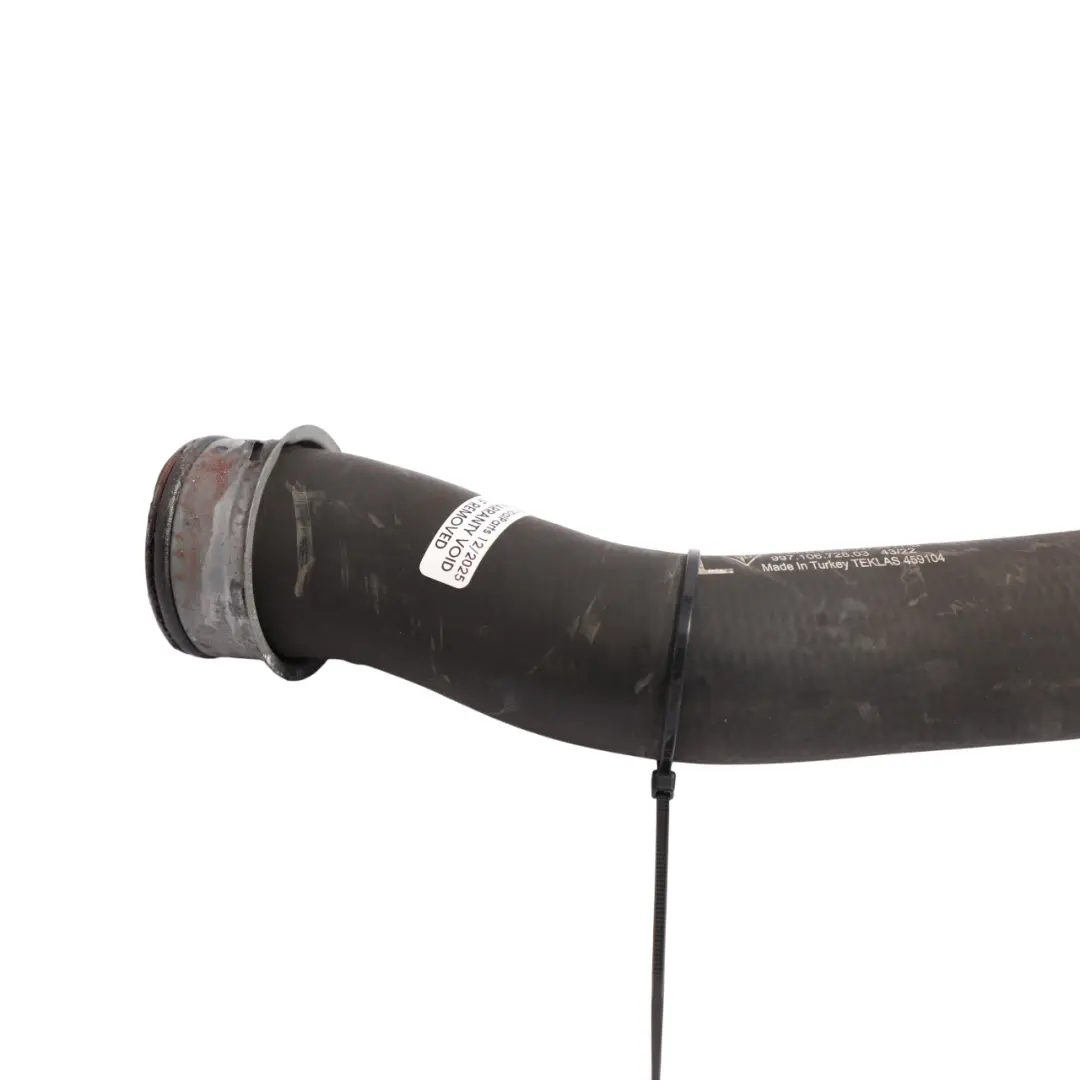 987C Engine Coolant Return Hose Pipe Radiator 2.7 to Porsche Cayman with Part number 99710672803 Porsche Cayman 987C Engine Coolant Return Hose Pipe Radiator 2.7 - SKU 99710672803 - Part number 99710672803