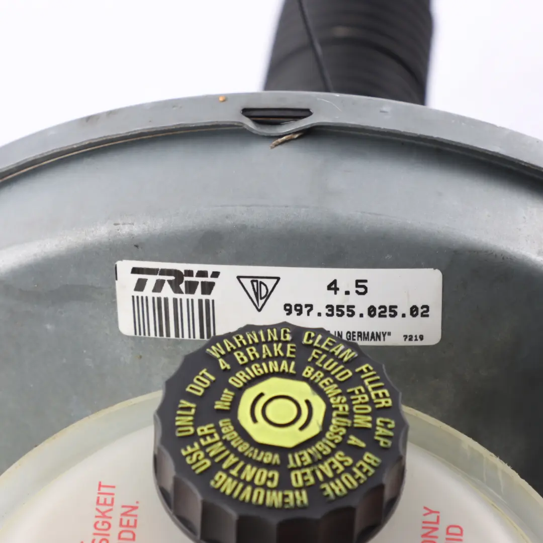 Porsche Cayman 987 911 997 Brake Servo Booster Master Cylinder - SKU 99735502502 - Part number 99735502502