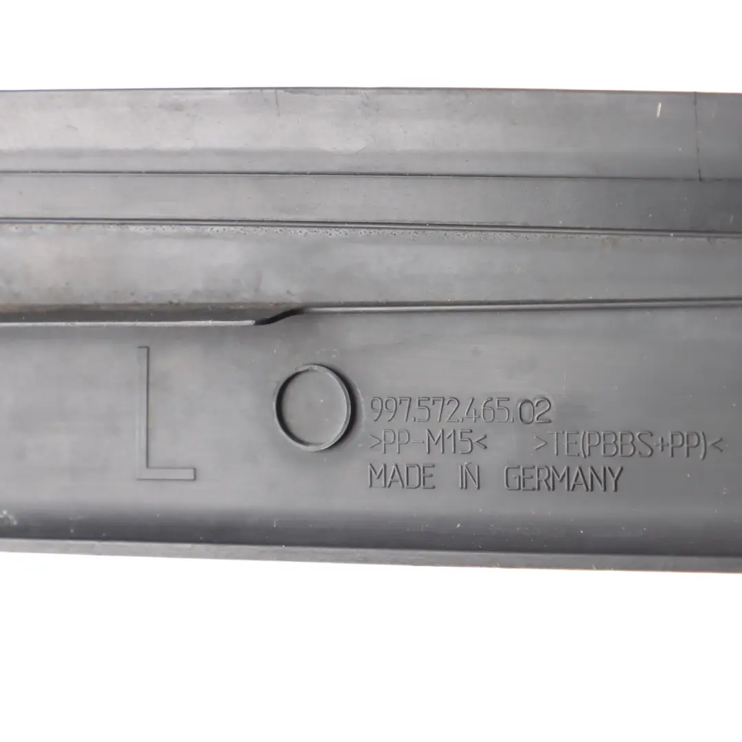 Porsche Cayman 987C Luggage Compartment Trim Strip Cover Left N/S - SKU 99757246502 - Part number 99757246502