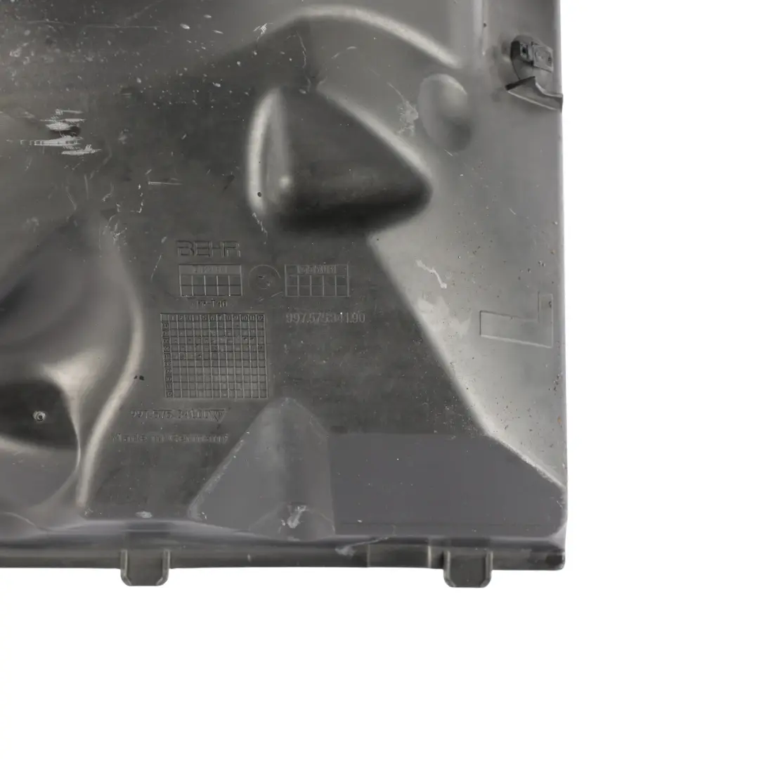 Porsche Cayman 987C Conduit Admission Air Avant Inférieur Gauche - SKU 99757534100 - Numéro de pièce 99757534100