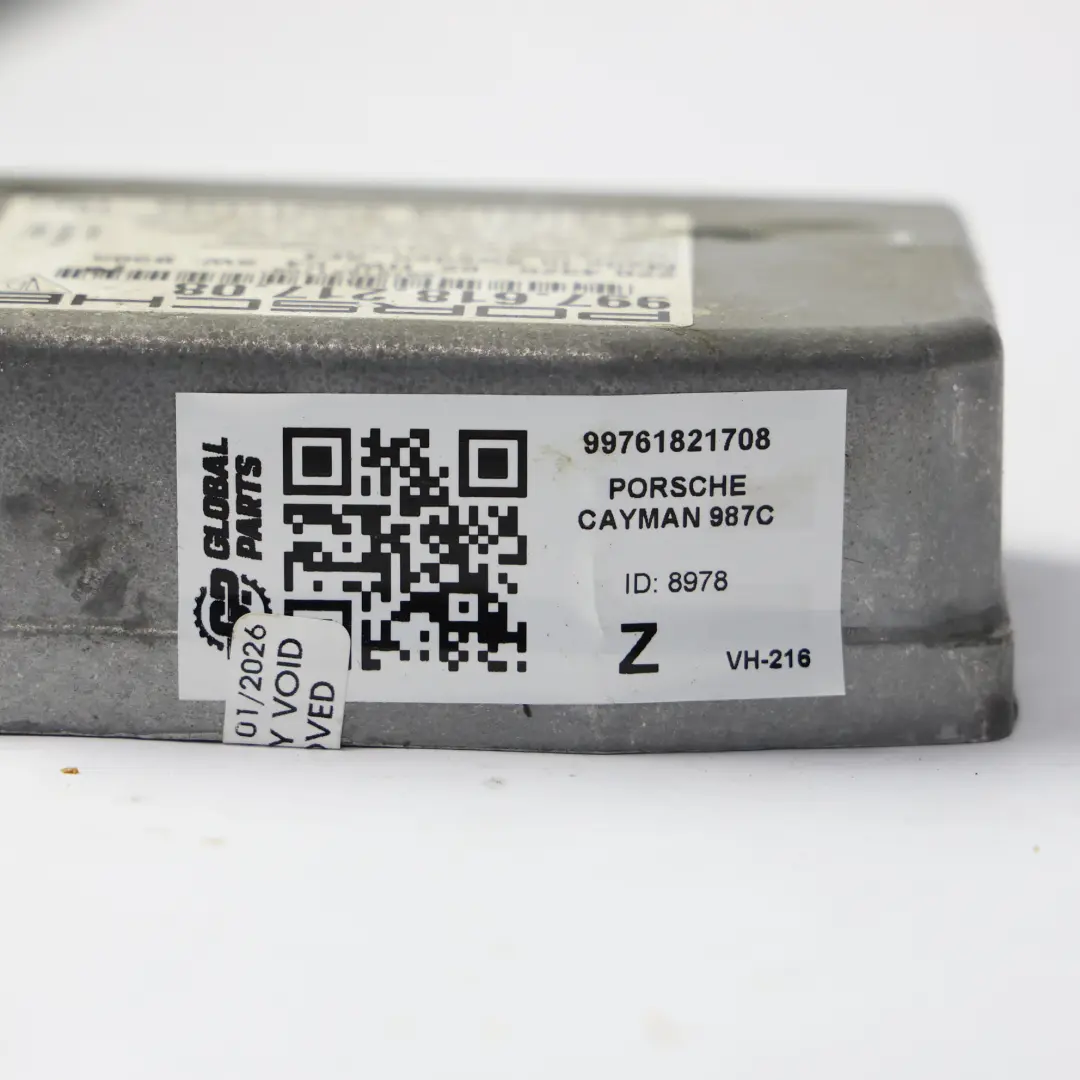 987C Air Module ECU Module Control Unit to Porsche Cayman with Part number 99761821708 Porsche Cayman 987C Air Module ECU Module Control Unit - SKU 99761821708 - Part number 99761821708