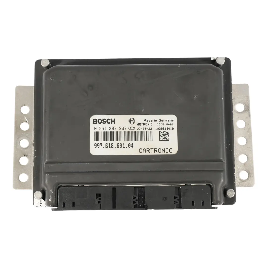 987C 2.7 Gasolina 245HP Control Motor ECU Manual para Porsche Cayman con número de pieza 99761860104 Porsche Cayman 987C 2.7 Gasolina 245HP Control Motor ECU Manual - SKU 99761860104 - Número de pieza 99761860104