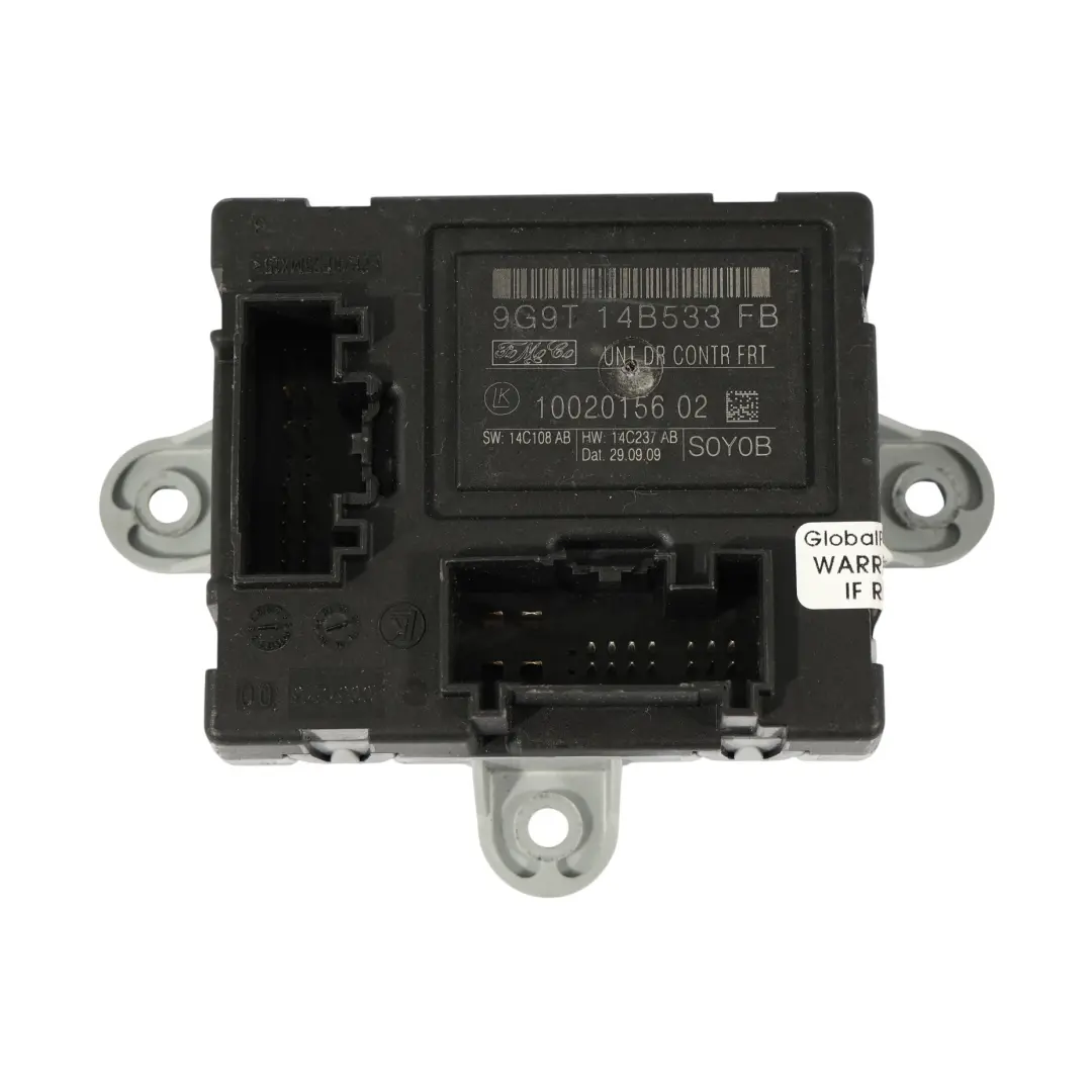 Ford Mondeo Mk4 Fronttür Steuermodul Einheit Fahrerseite - SKU 9G9T-14B533-FB - Teilenummer 9G9T-14B533-FB