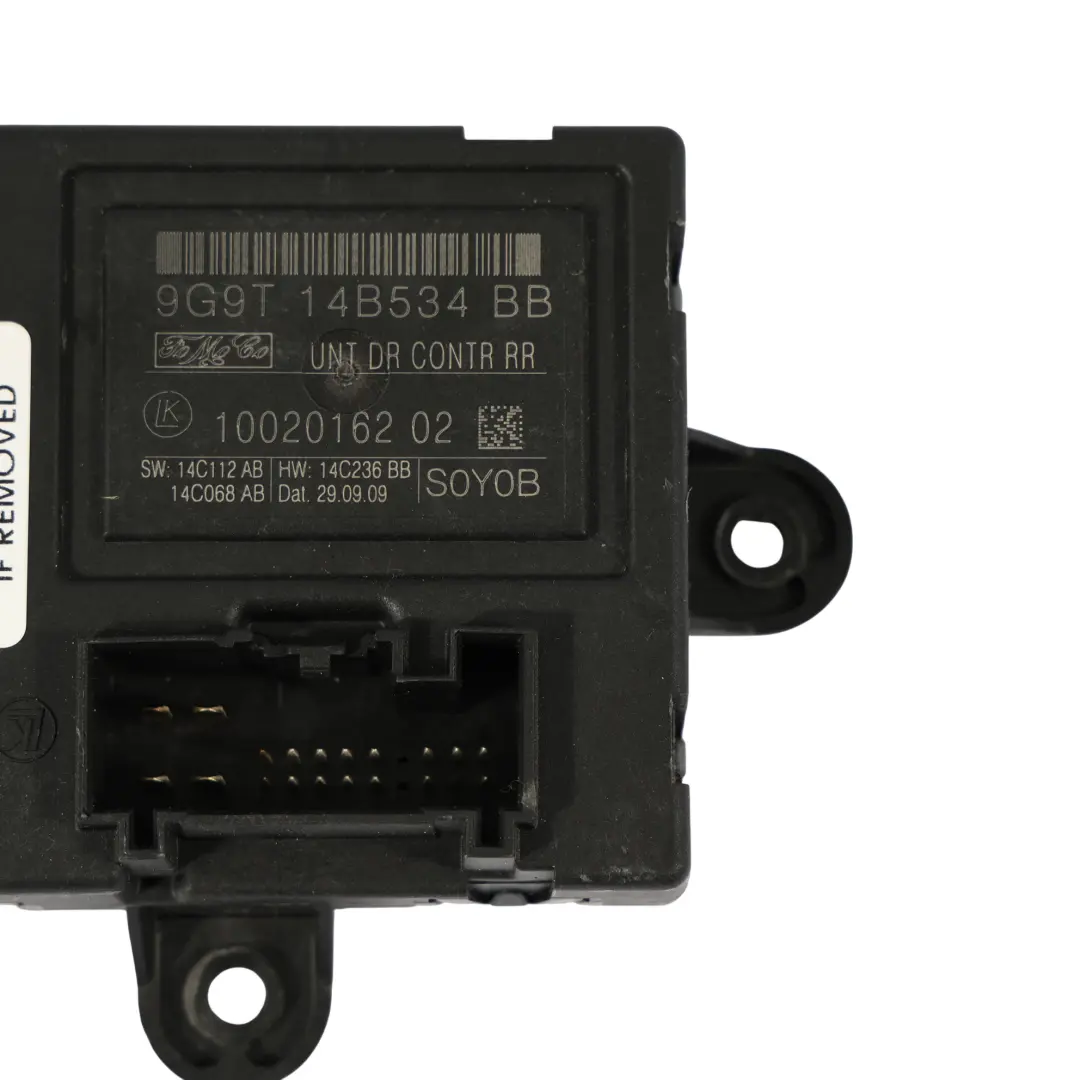 Mk4 Door Window Control Rear Left Right N/O/S to Ford Mondeo with Part number 9G9T-14B534-BB Ford Mondeo Mk4 Door Window Control Rear Left Right N/O/S - SKU 9G9T-14B534-BB - Part number 9G9T-14B534-BB