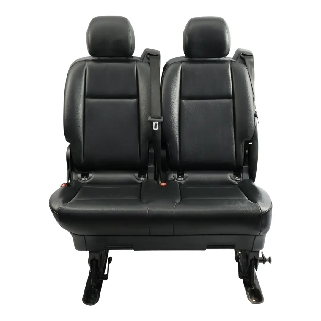 Sedile posteriore Mercedes W639 Doppio Destro Prima fila Pelle Nera per con numero di parte A0009400631 Sedile posteriore Mercedes W639 Doppio Destro Prima fila Pelle Nera - SKU A0009400631 - Numero di parte A0009400631