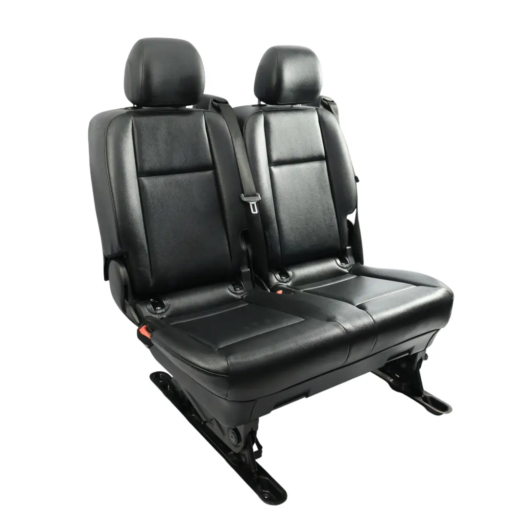  Sedile posteriore Mercedes W639 Doppio Destro Prima fila Pelle Nera - SKU A0009400631 - Numero di parte A0009400631