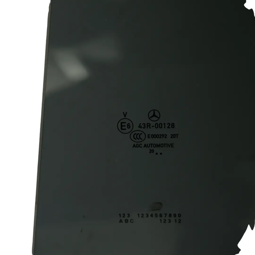Mercedes CLA X118 Shooting Brake Door Window Glass Tinted Rear Left N/S - SKU A1187352700 - Part number A1187352700