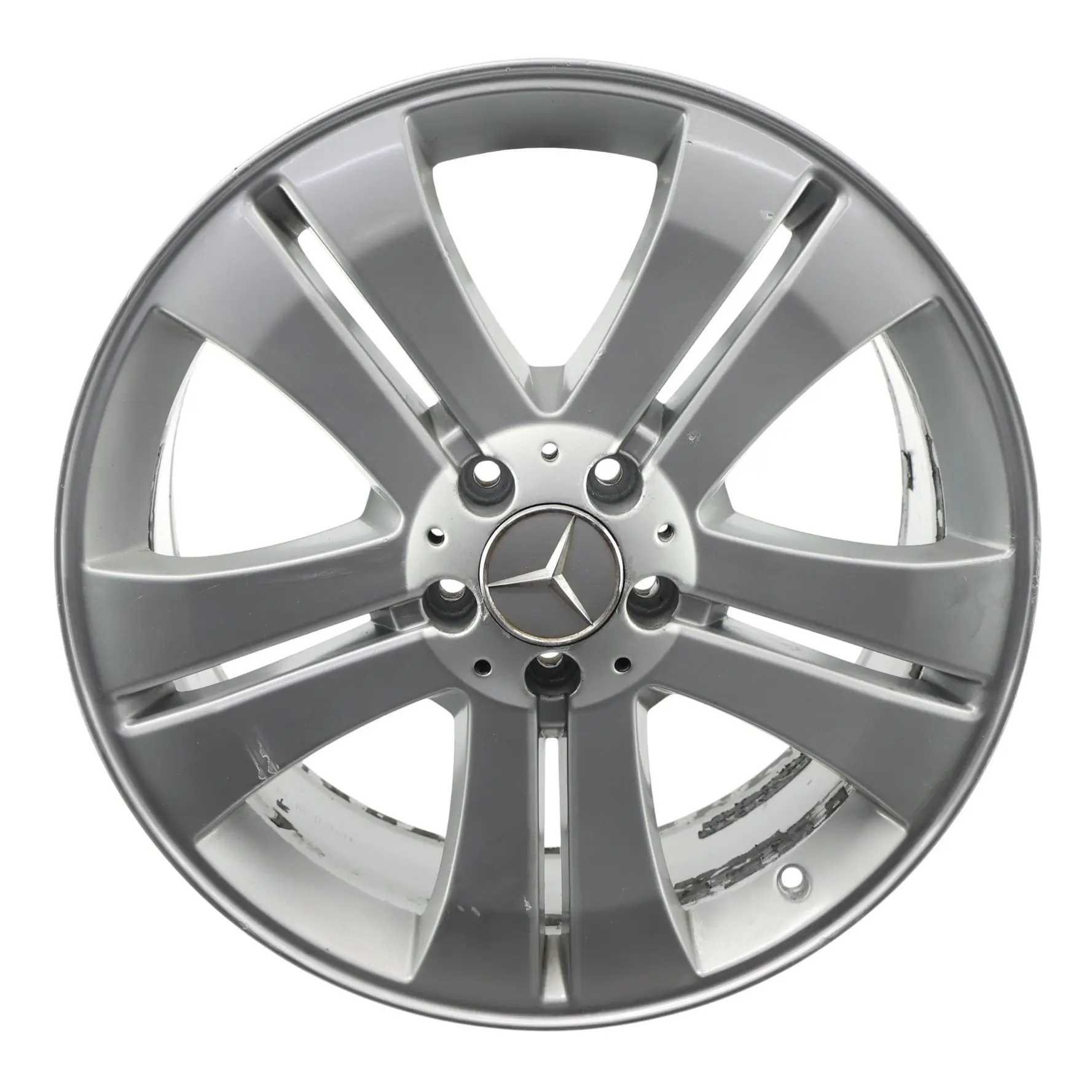Mercedes ML W164 Silver Wheel Rim Alloy 19" 8.5J ET:56 Double Spoke A1644012102