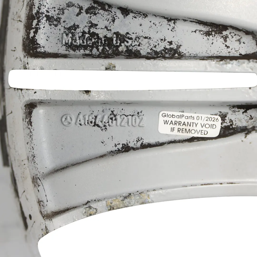 Rim Alloy 19" 8.5J ET:56 Double Spoke to Mercedes ML W164 Silver Wheel with Part number A1644012102 Mercedes ML W164 Silver Wheel Rim Alloy 19" 8.5J ET:56 Double Spoke - SKU A1644012102-3 - Part number A1644012102