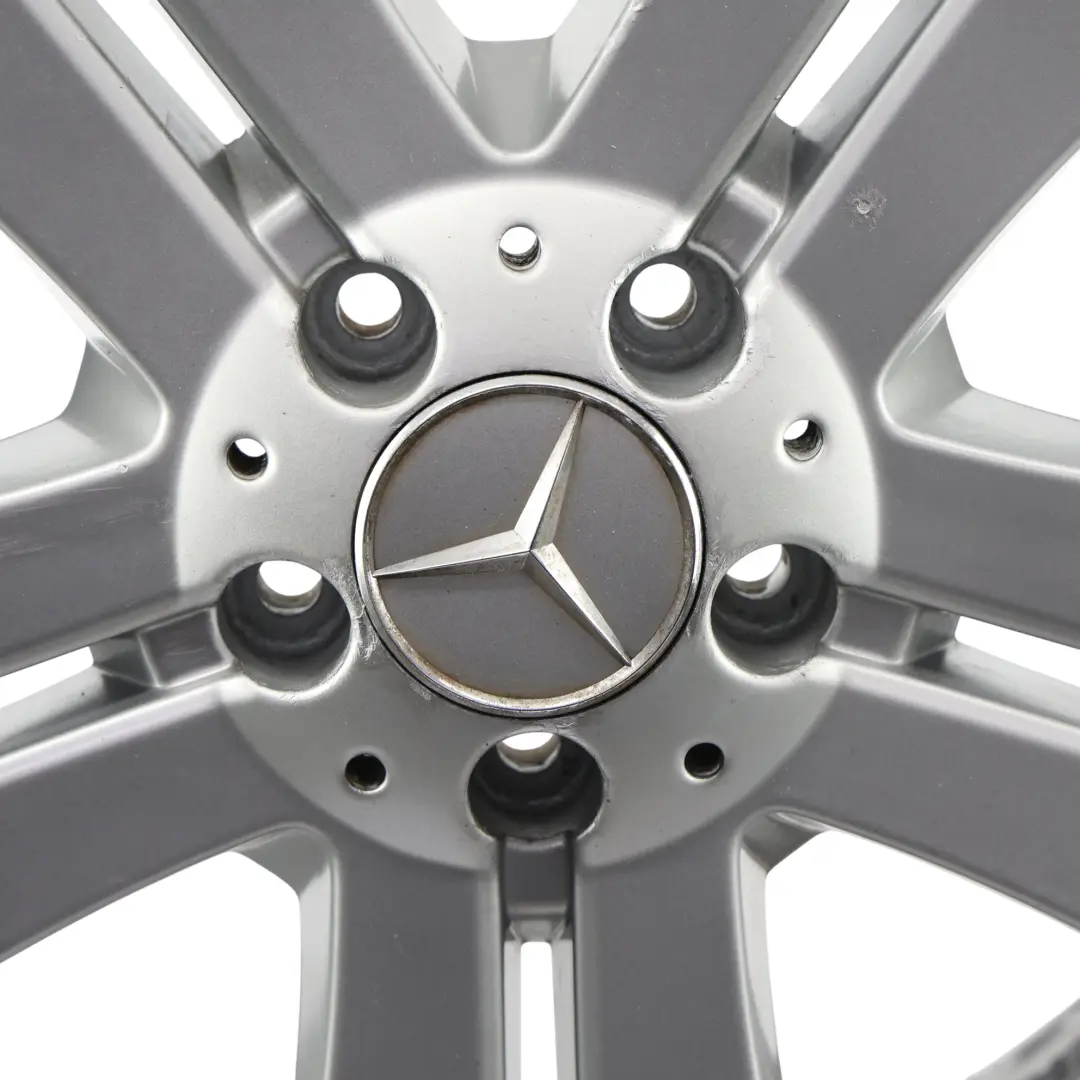Mercedes ML W164 Silver Wheel Rim Alloy 19" 8.5J ET:56 Double Spoke - SKU A1644012102-3 - Part number A1644012102