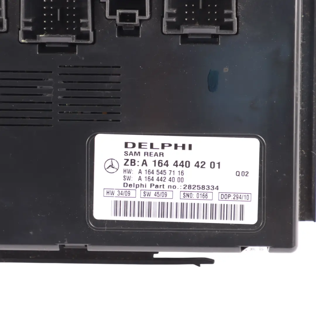 Mercedes ML W164 Rear SAM Module Control Unit A1645457116 - SKU A1644404201 - Part number A1644404201