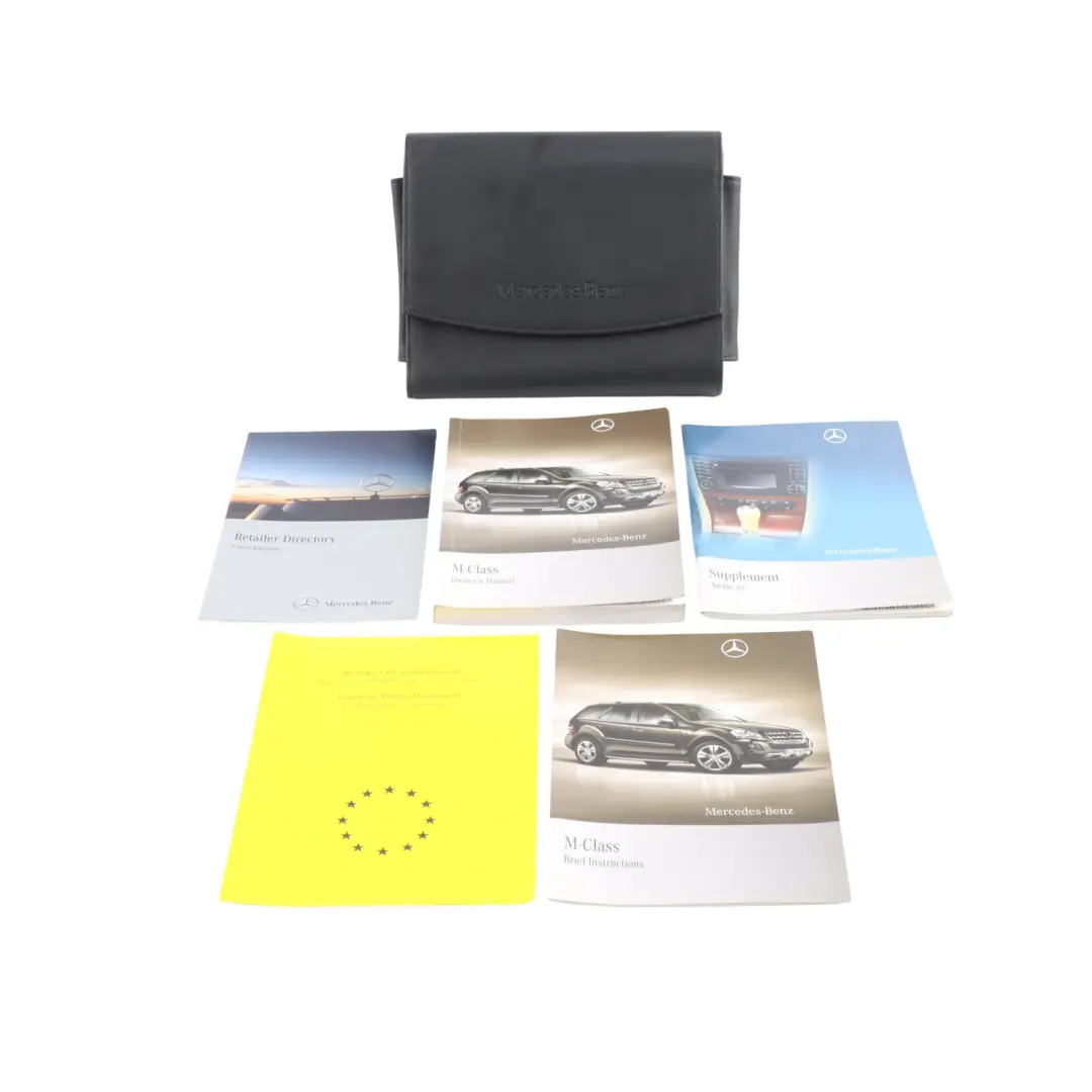 Owner's Handbook Service Booklet Manual Set to Mercedes ML W164 with Part number A1645843983 Mercedes ML W164 Owner's Handbook Service Booklet Manual Set - SKU A1645843983 - Part number A1645843983