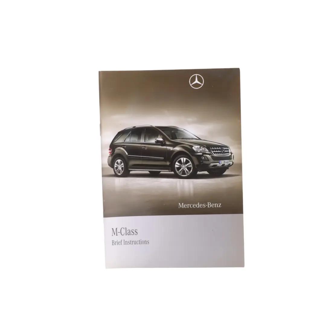 Mercedes ML W164 Owner's Handbook Service Booklet Manual Set - SKU A1645843983 - Part number A1645843983