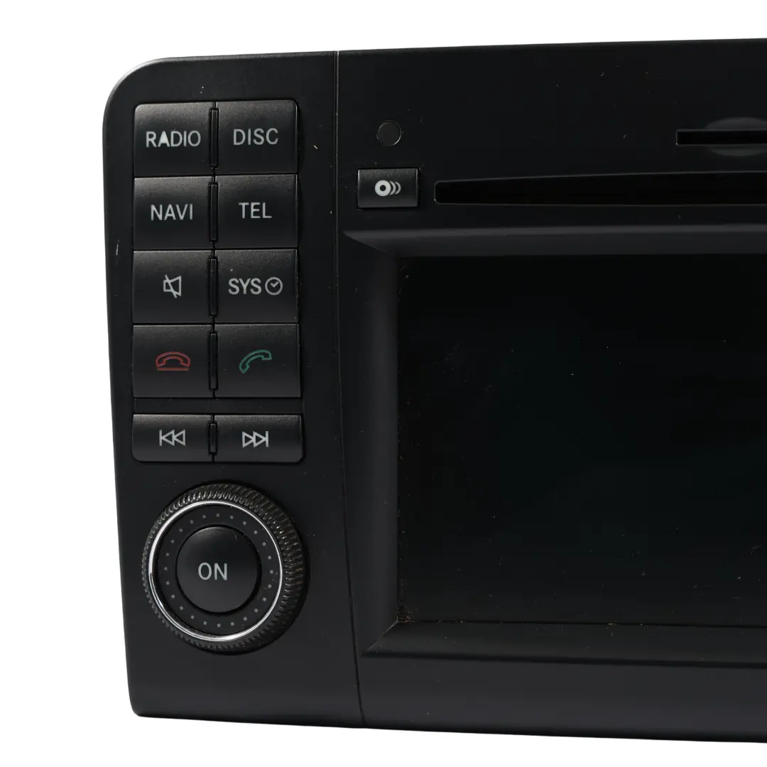 Hauptgerät Sat Nav GPS CD Audio Radio für Mercedes ML W164 mit Teilenummer A1649063500 Mercedes ML W164 Hauptgerät Sat Nav GPS CD Audio Radio - SKU A1649063500 - Teilenummer A1649063500