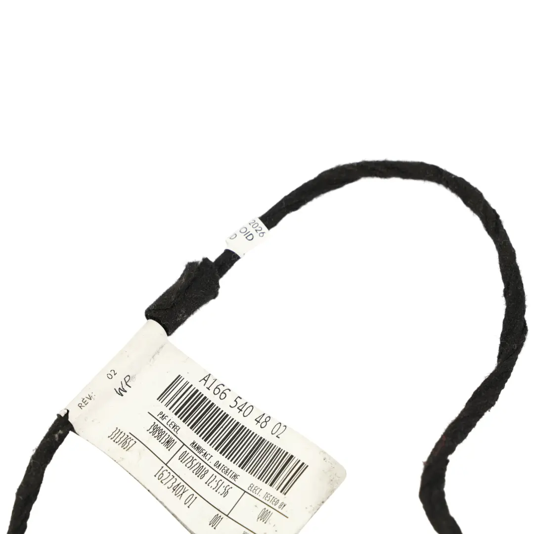 Mercedes W166 Vordersitz Kopfstütze Verkabelung Kabelbaum - SKU A1665404802 - Teilenummer A1665404802