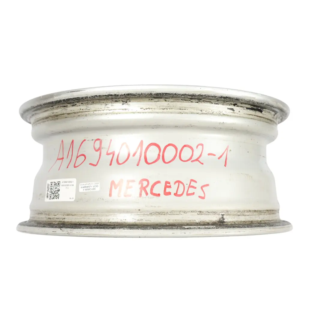  Llanta de aleación plateada Mercedes W169 15" ET:44 6J - SKU A1694010002-1 - Número de pieza A1694010002