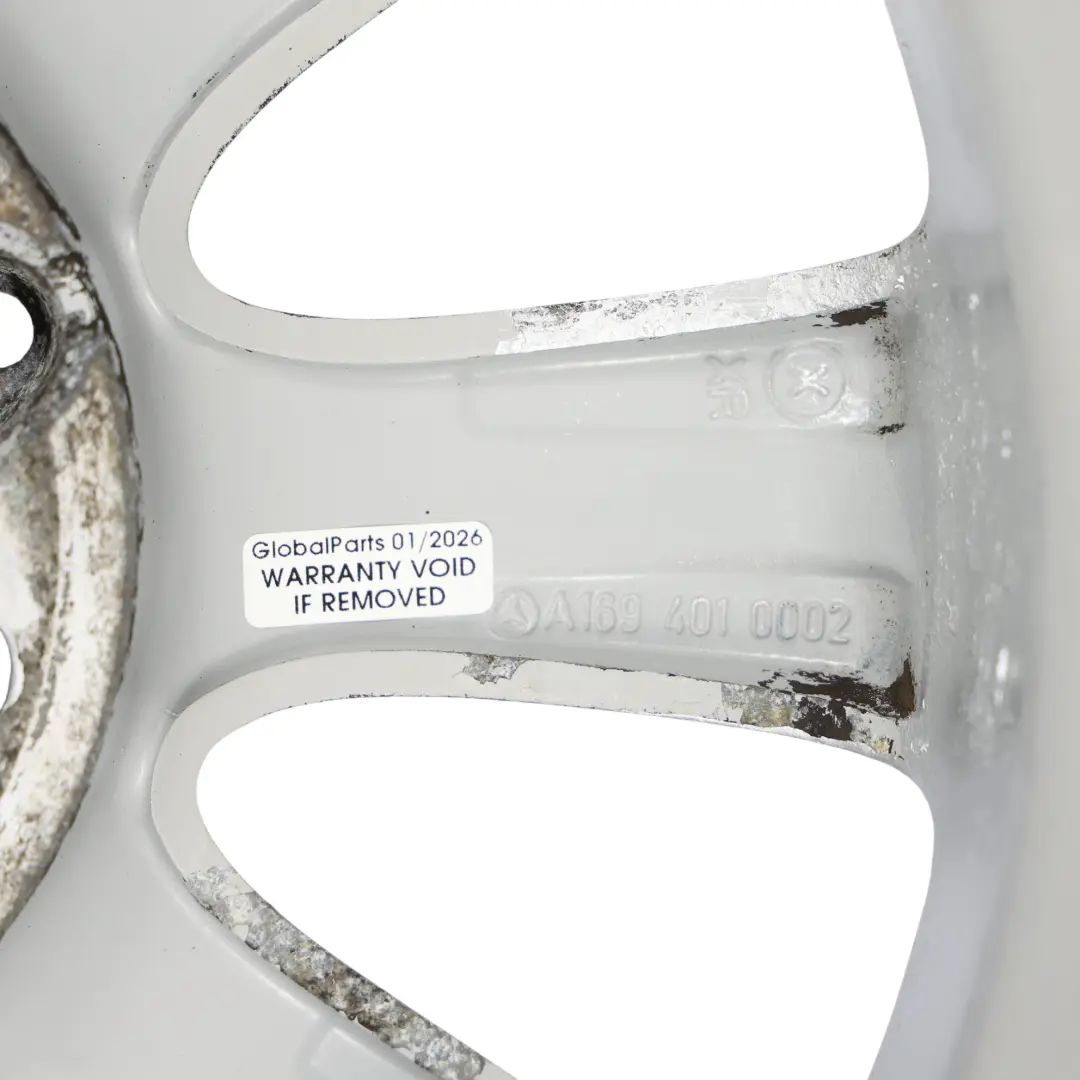 Mercedes W169 Silver Alloy Wheel Rim 15" ET:44 6J - SKU A1694010002-1 - Part number A1694010002