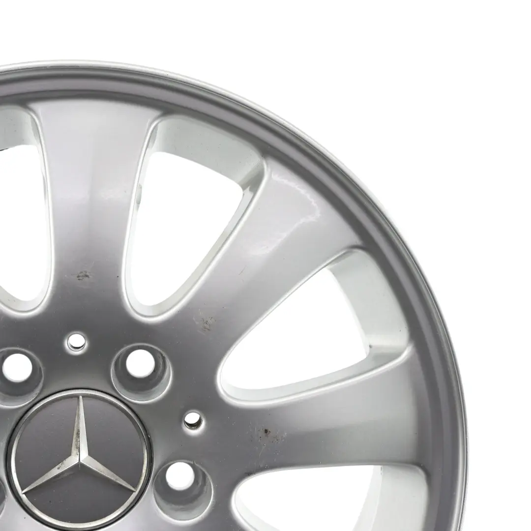 Mercedes W169 jante alliage argentée 15" ET:44 6J - SKU A1694010002-1 - Numéro de pièce A1694010002