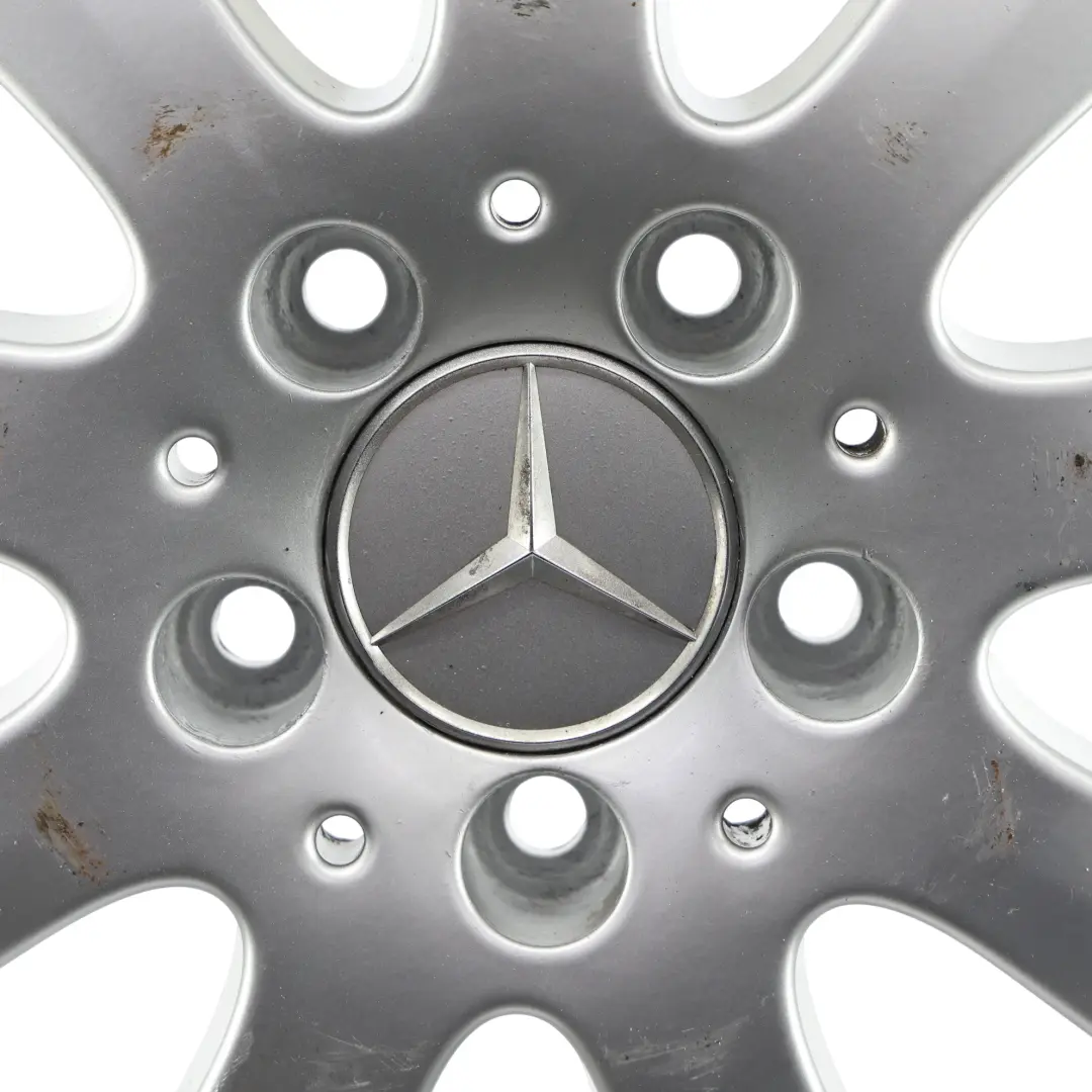Mercedes W169 jante alliage argentée 15" ET:44 6J - SKU A1694010002-1 - Numéro de pièce A1694010002