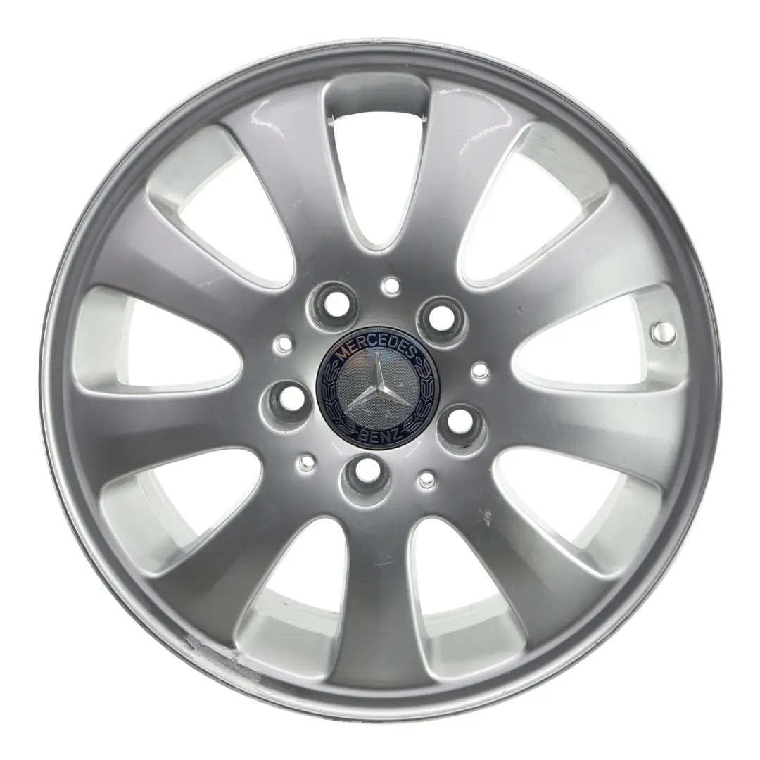 Mercedes W169 Silver Alloy Wheel Rim 15" ET:44 6J - SKU A1694010002-3 - Part number A1694010002