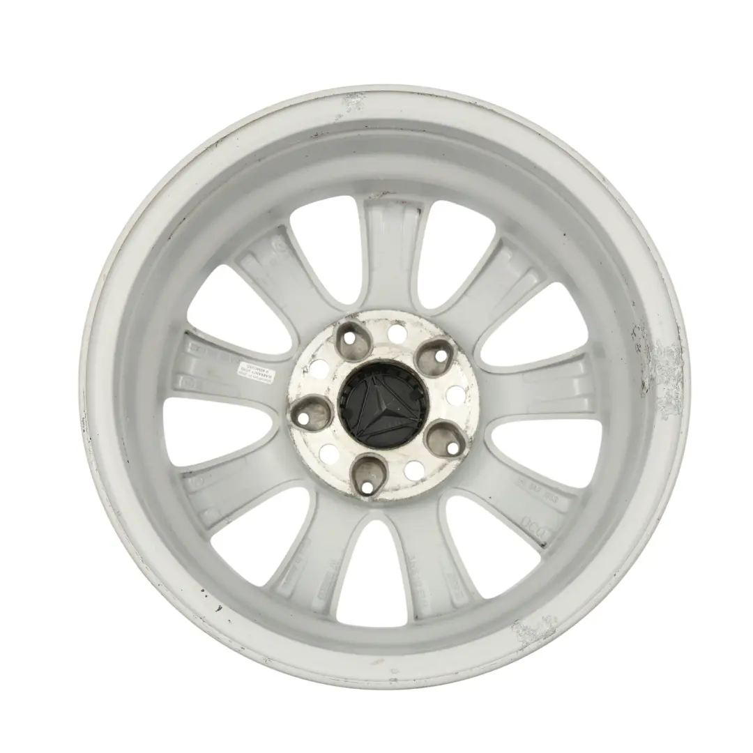 Alloy Wheel Rim 15" ET:44 6J to Mercedes W169 Silver with Part number A1694010002 Mercedes W169 Silver Alloy Wheel Rim 15" ET:44 6J - SKU A1694010002-3 - Part number A1694010002