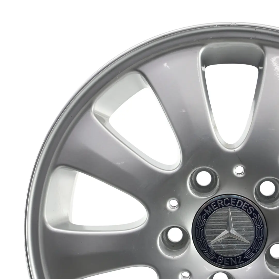 Mercedes W169 Silver Alloy Wheel Rim 15" ET:44 6J - SKU A1694010002-3 - Part number A1694010002
