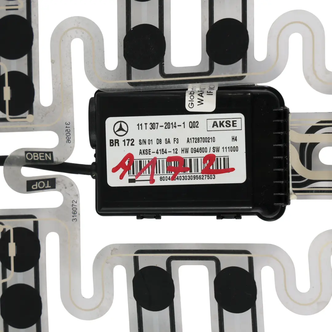 Mercedes SLK R172 Sensore Sedile Anteriore Unità Di Rilevamento - SKU A1728700210 - Numero di parte A1728700210