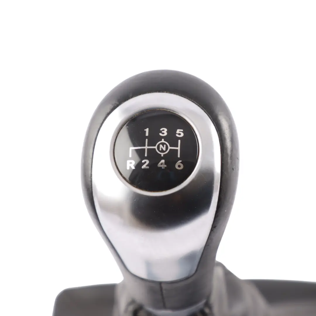 Mercedes C117 X156 W176 Gearshift Lever Knob Manual Black Leather - SKU A1763641110 - Part number A1763641110