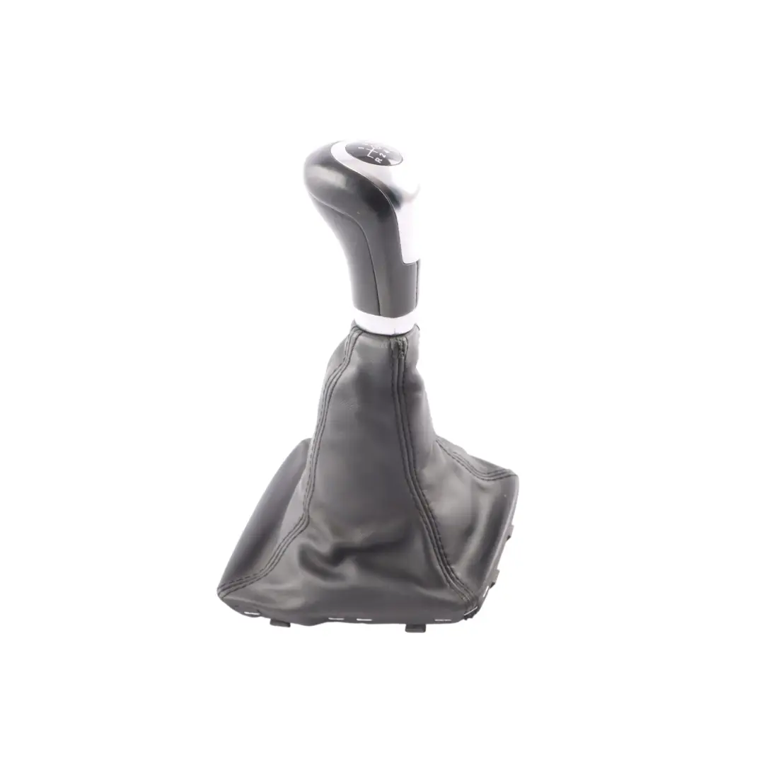 Mercedes C117 X156 W176 Gearshift Lever Knob Manual Black Leather - SKU A1763641110 - Part number A1763641110