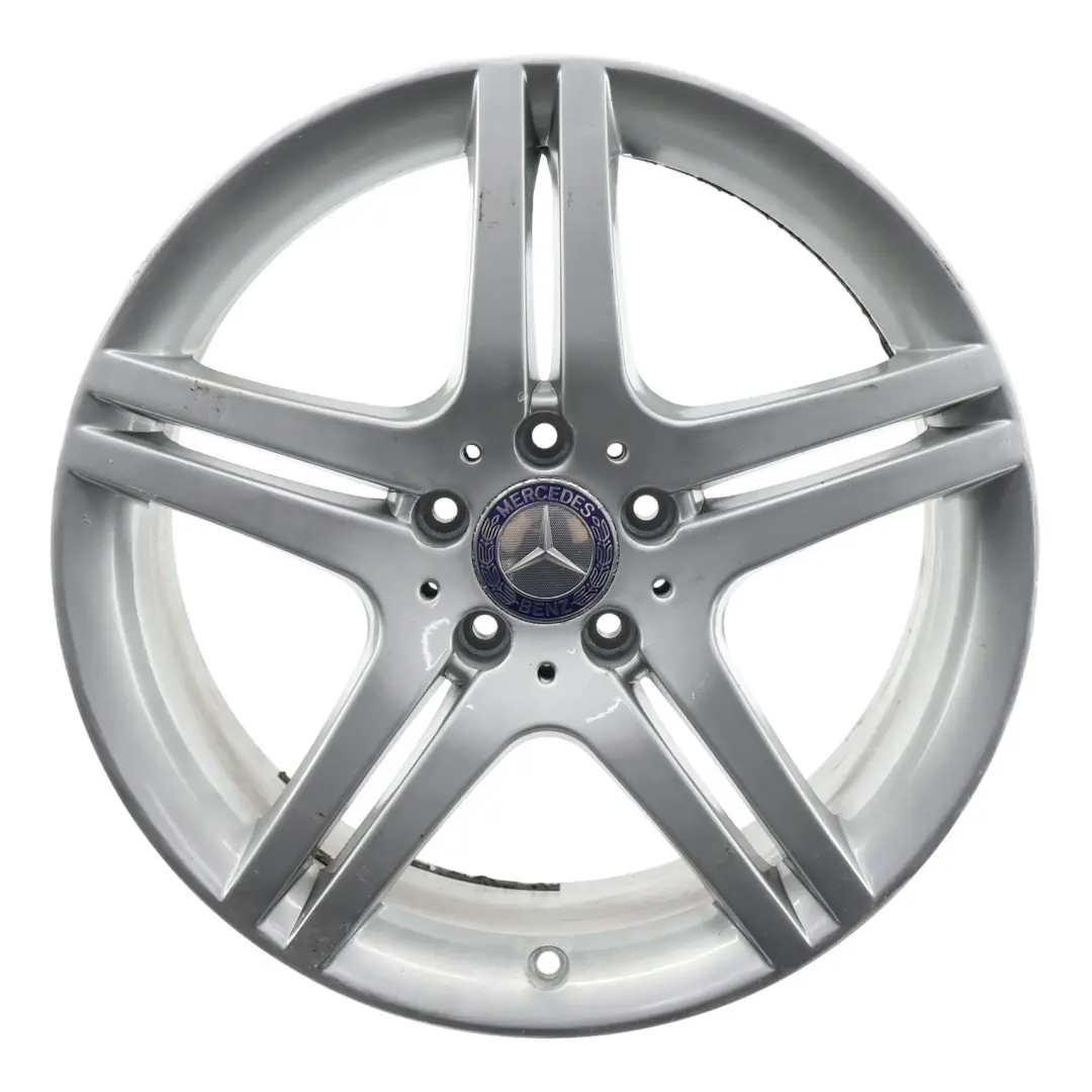 Mercedes W203 Srebrna Felga Aluminiowa 18" ET:30 8,5J - SKU A2034015602-1 - Numer Części A2034015602
