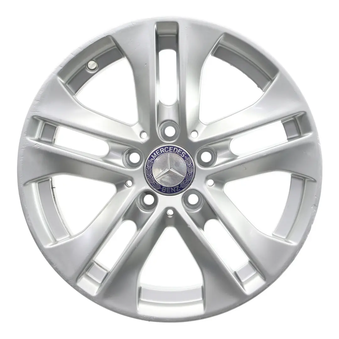 Mercedes W204 Jante Alu 16" ET:43 7J 5 Double Spoke - SKU A2044017202-1 - Numéro de pièce A2044017202