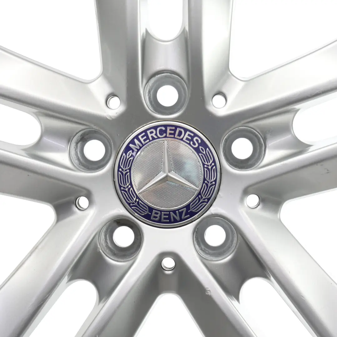 Mercedes W204 Alloy Wheel Rim 16" ET:43 7J 5 Double Spoke - SKU A2044017202-1 - Part number A2044017202