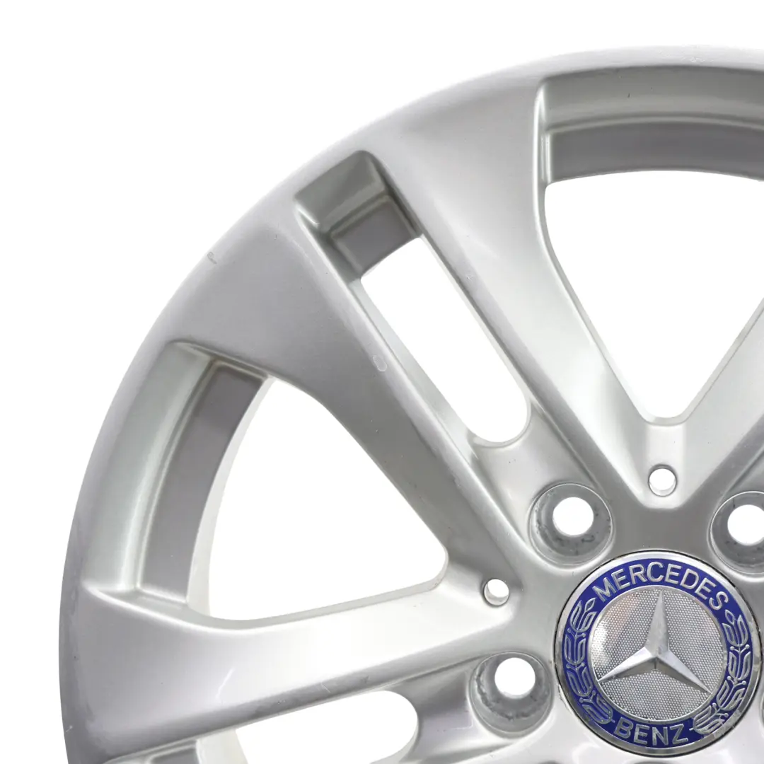 Alloy Wheel Rim 16" ET:43 7J 5 Double Spoke to Mercedes W204 with Part number A2044017202 Mercedes W204 Alloy Wheel Rim 16" ET:43 7J 5 Double Spoke - SKU A2044017202-4 - Part number A2044017202