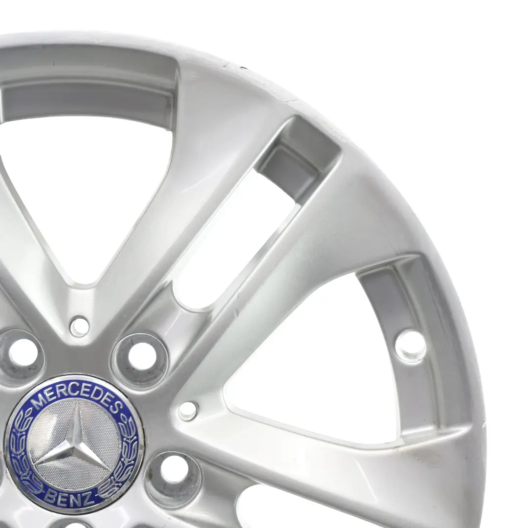 Mercedes W204 Alloy Wheel Rim 16" ET:43 7J 5 Double Spoke - SKU A2044017202-4 - Part number A2044017202