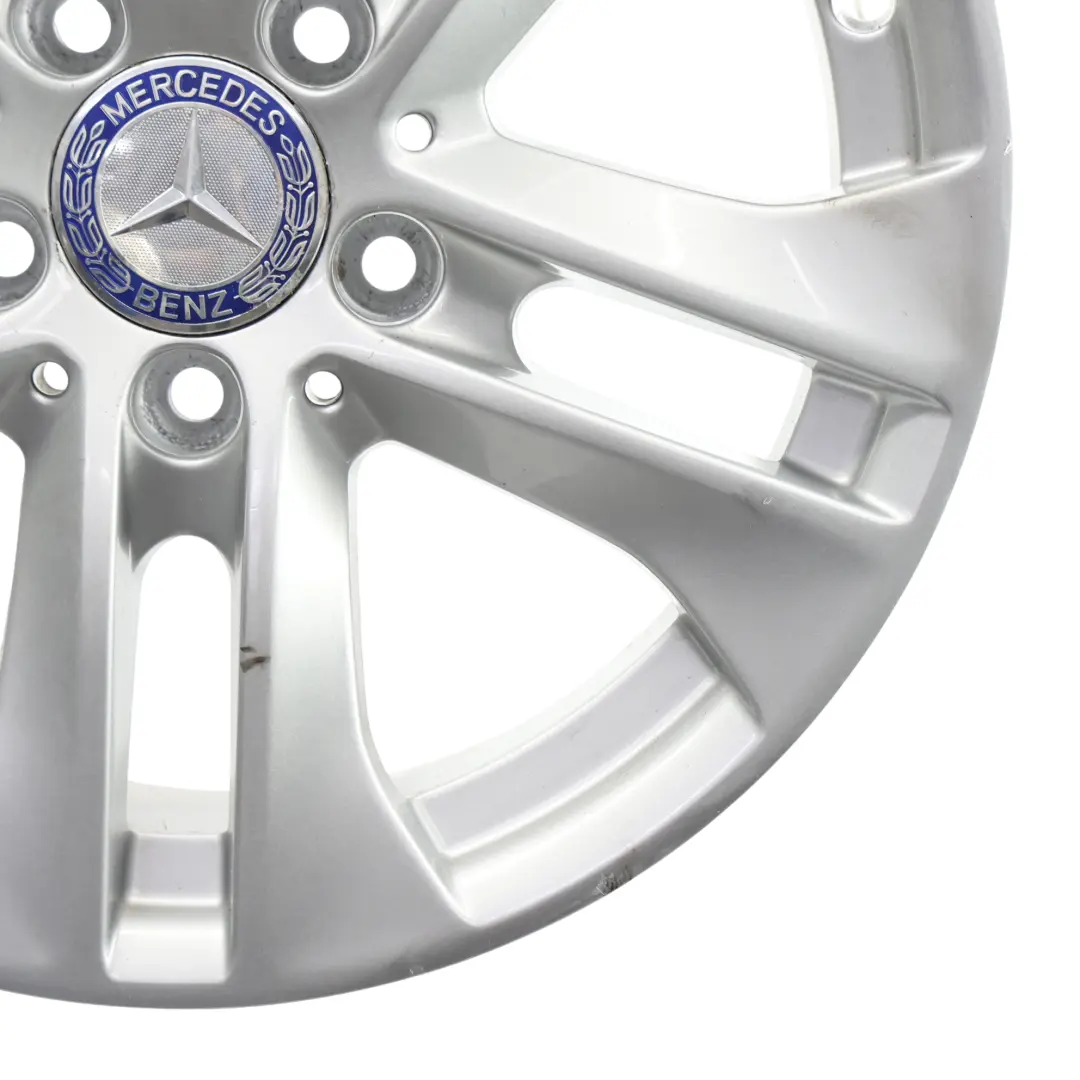 Mercedes W204 Alloy Wheel Rim 16" ET:43 7J 5 Double Spoke - SKU A2044017202-4 - Part number A2044017202