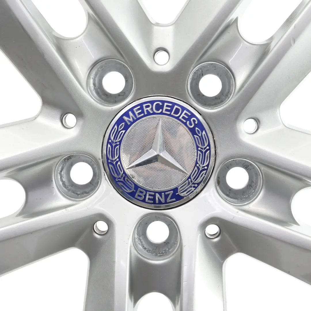 Mercedes W204 Alloy Wheel Rim 16" ET:43 7J 5 Double Spoke - SKU A2044017202-4 - Part number A2044017202