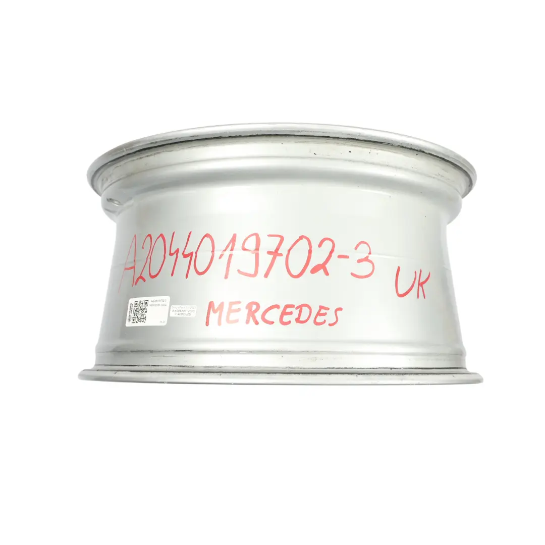 Mercedes W204 AMG Rear Alloy Wheel Rim 17" 8.5J ET:58 5 Double Spoke - SKU A2044019702-3 - Part number A2044019702