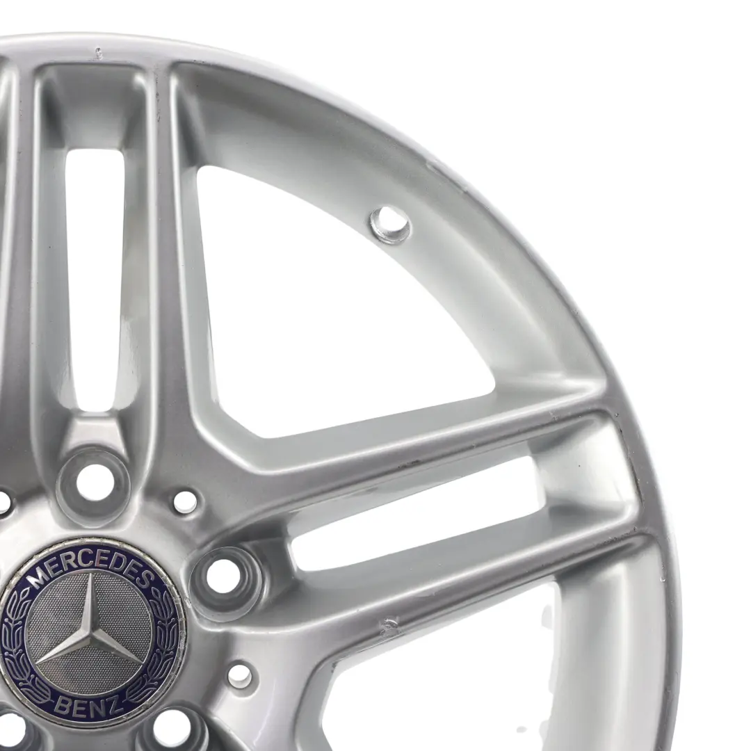 Mercedes W204 AMG Rear Alloy Wheel Rim 17" 8.5J ET:58 5 Double Spoke - SKU A2044019702-3 - Part number A2044019702